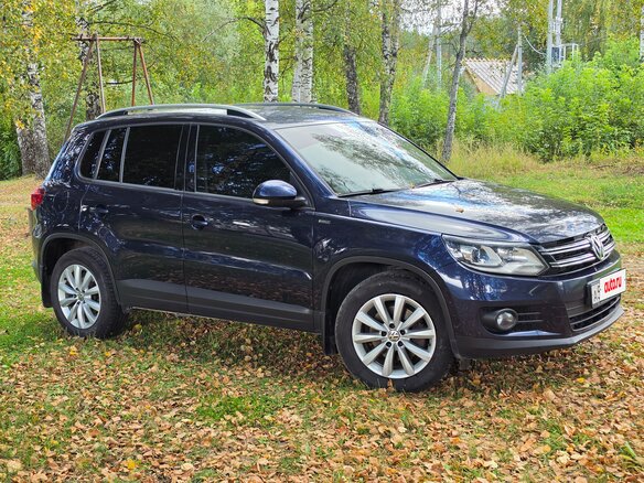 2016 Volkswagen Tiguan Euro 6 I Рестайлинг, синий, 1350000 рублей - вид 4
