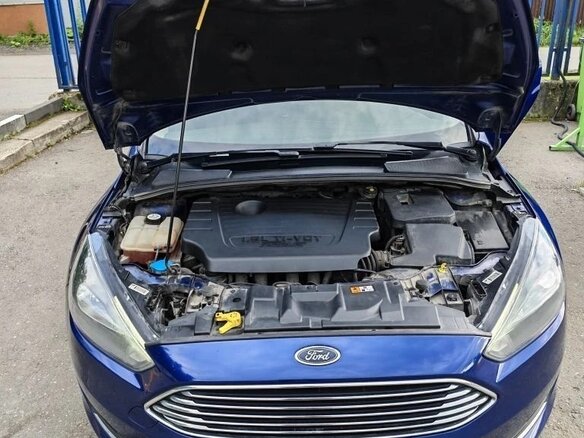 2015 Ford Focus III Рестайлинг, синий, 1050000 рублей - вид 19