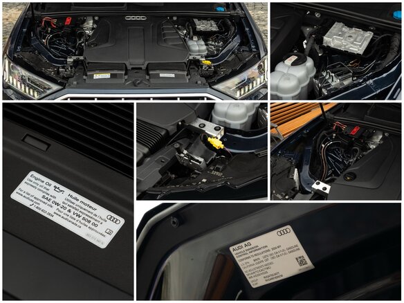 2023 Audi Q7 45 TFSI II (4M) Рестайлинг, синий, 7111111 рублей - вид 15