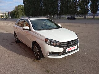 2019 Lada (ВАЗ) Vesta SW I, белый, 910000 рублей, вид 2