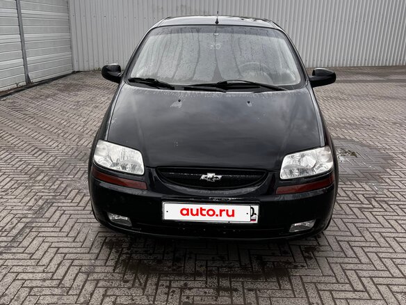 2004 Chevrolet Aveo I, чёрный, 195000 рублей - вид 1