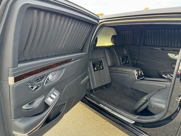 2019 Mercedes-Benz Maybach S-Класс 650 Pullman I (X222) Рестайлинг, чёрный - вид 11
