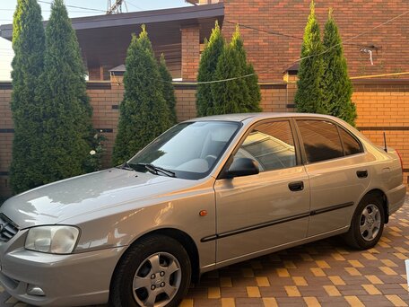2008 Hyundai Accent ТагАЗ II, бежевый, 470000 рублей, вид 2