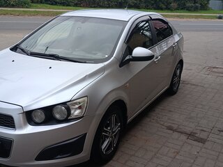 2012 Chevrolet Aveo II, серебристый, 530000 рублей, вид 3
