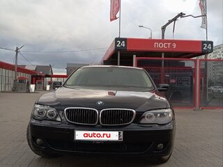 2007 BMW 7 серии 740i IV (E65/E66) Рестайлинг, чёрный, 1300000 рублей, вид 2