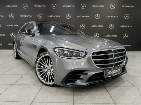 2021 Mercedes-Benz S-Класс 450 Long 4MATIC VII (W223), серый, 8560000 рублей, вид 3