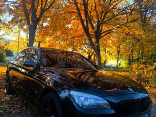 2008 BMW 7 серии Long 740Li V (F01/F02/F04), чёрный, 1308639 рублей, вид 2