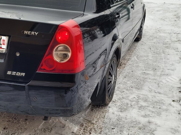 2008 Chery Fora (A21), чёрный - вид 3