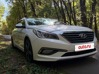 2016 Hyundai Sonata VII (LF), белый, 970000 рублей, вид 1