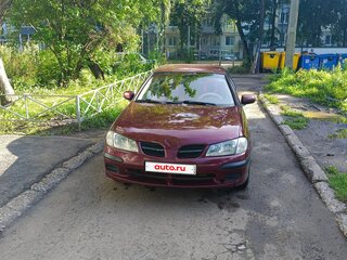 2002 Nissan Almera II (N16) Рестайлинг, красный, 220000 рублей, вид 1