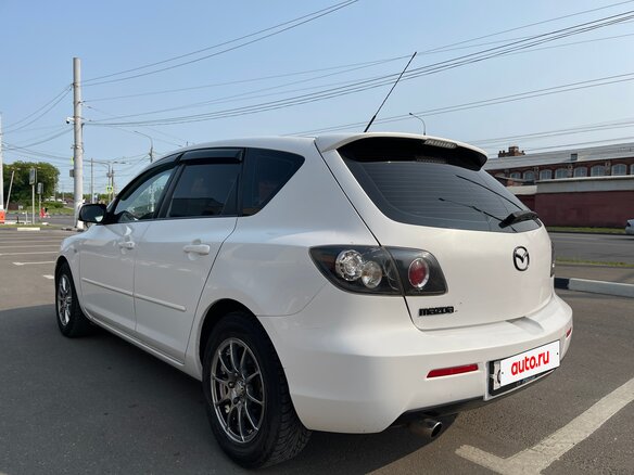 2008 Mazda 3 I (BK) Рестайлинг, белый, 585000 рублей - вид 5