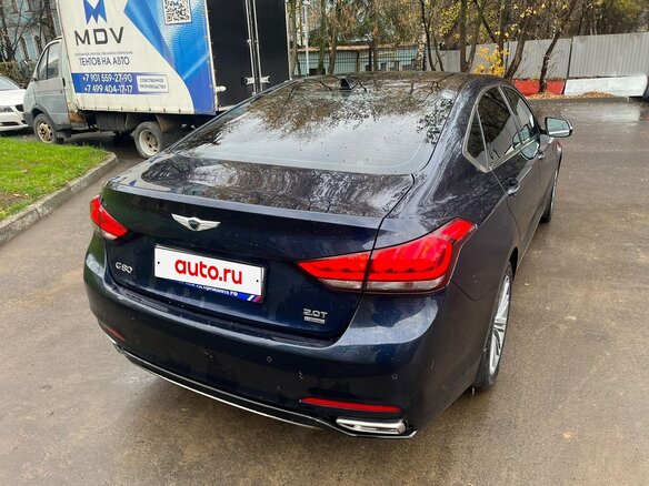 2019 Genesis G80 I, синий, 2300000 рублей - вид 9