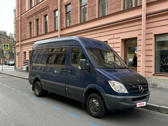 2010 Mercedes-Benz Sprinter, синий, 750000 рублей - вид 5