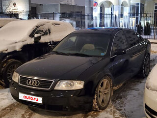 2000 Audi A6 II (C5), чёрный, 380000 рублей, вид 1