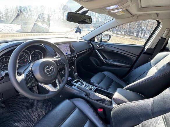 2014 Mazda 6 III (GJ), синий, 1800000 рублей - вид 6