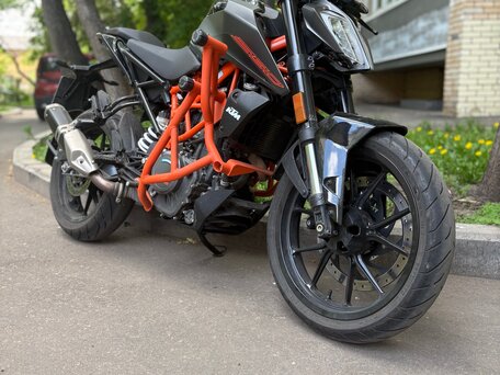 2022 KTM 390 Duke, чёрный, 590000 рублей, вид 4