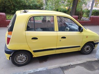 1999 Hyundai Atos, жёлтый, 150000 рублей, вид 2