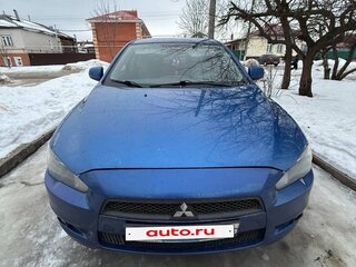 2008 Mitsubishi Lancer X, синий, 650000 рублей, вид 1