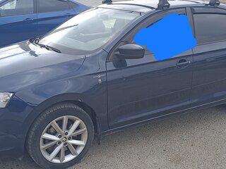 2017 Skoda Rapid I Рестайлинг, синий, 1000000 рублей, вид 1