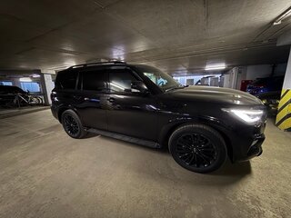 2019 Infiniti QX80 I Рестайлинг 2, чёрный, 7900000 рублей, вид 3