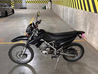 2010 Kawasaki KLX 125, чёрный, 295000 рублей, вид 4