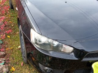 2008 Mitsubishi Lancer X, чёрный, 750000 рублей, вид 2