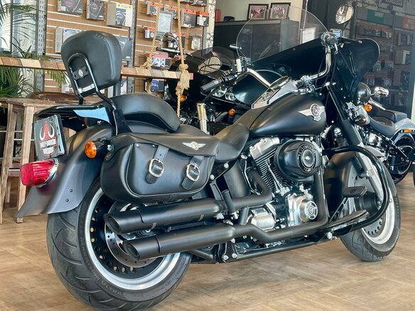 2011 Harley-Davidson Fat Boy, чёрный, 1250000 рублей - вид 5