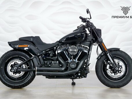 2018 Harley-Davidson Fat Bob, чёрный, 1677000 рублей, вид 1