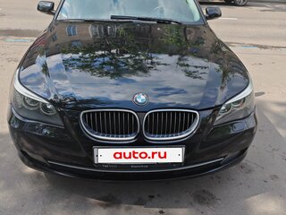 2008 BMW 5 серии 525i V (E60/E61) Рестайлинг, чёрный, 1060000 рублей, вид 5