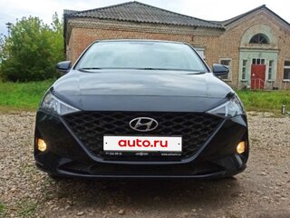2020 Hyundai Solaris II Рестайлинг, чёрный, 1450000 рублей, вид 2