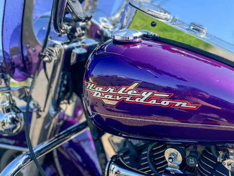 2002 Harley-Davidson Road King, фиолетовый, 670000 рублей, вид 1