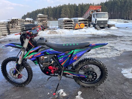 2021 FX moto X7 (CB 250), пурпурный, 135000 рублей, вид 5