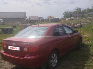 2003 Toyota Corolla IX (E120, E130), красный, 530000 рублей, вид 3