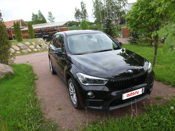 2015 BMW X1 20i xDrive II (F48), чёрный, 1900000 рублей - вид 6