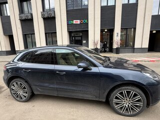 2019 Porsche Macan I Рестайлинг, синий, 4750000 рублей, вид 4