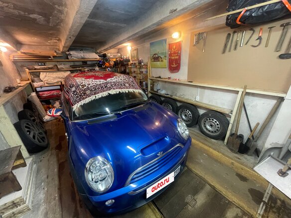 2006 Mini Hatch Cooper S I (R50), синий, 1200000 рублей - вид 15