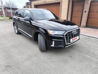 2021 Audi Q7 45 TFSI II (4M) Рестайлинг, чёрный, 5450000 рублей, вид 1