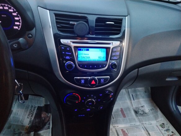 2014 Hyundai Solaris I, синий, 470000 рублей - вид 15