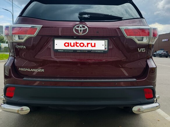 2014 Toyota Highlander III (XU50), красный, 2800000 рублей - вид 29