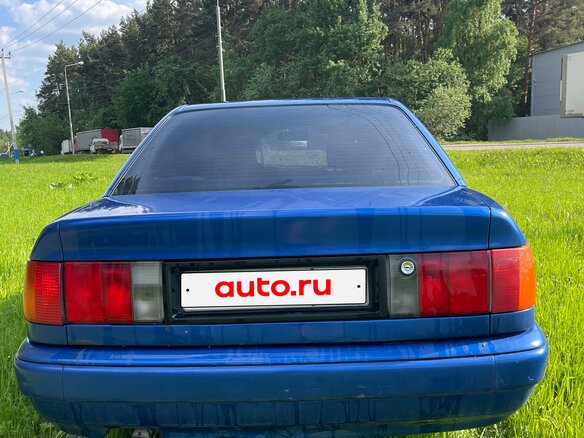 1992 Audi 100 IV (C4), синий - вид 5