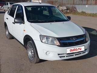 2013 Lada (ВАЗ) Granta I, белый, 450000 рублей, вид 3