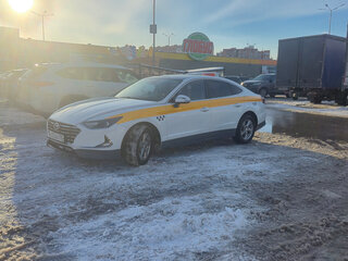 2019 Hyundai Sonata LPi VIII (DN8), белый, 1560000 рублей, вид 2