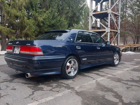 1997 Toyota Crown X (S150), синий, 800000 рублей - вид 14