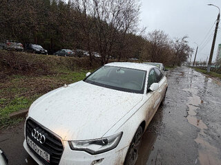 2012 Audi A6 IV (C7), белый, 980000 рублей, вид 1