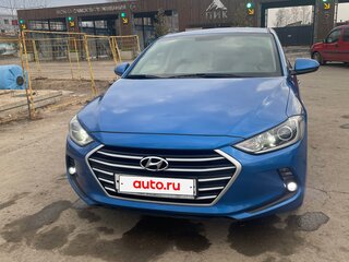 2017 Hyundai Elantra VI (AD), синий, 1200000 рублей, вид 1