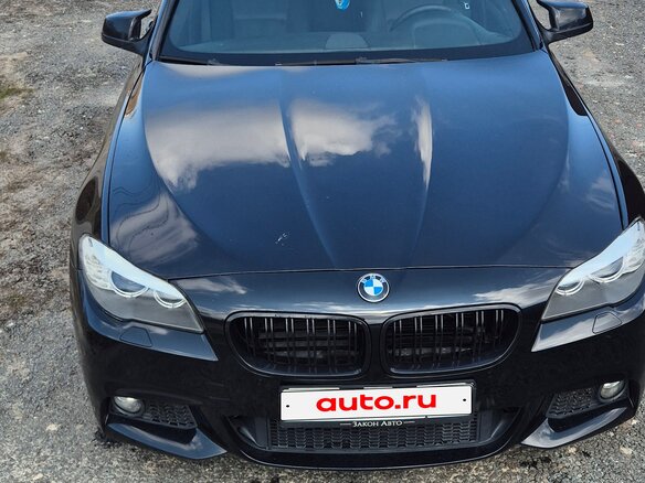 2010 BMW 5 серии 520d VI (F10/F11/F07), чёрный, 1620000 рублей - вид 2