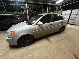 2007 Hyundai Verna II, серебристый, 380000 рублей, вид 5