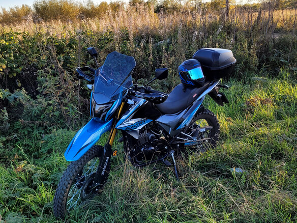 2025 Motoland Enduro 300, голубой, 150000 рублей - вид 1
