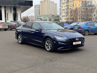 2020 Hyundai Sonata VIII (DN8), синий, 2370000 рублей, вид 3