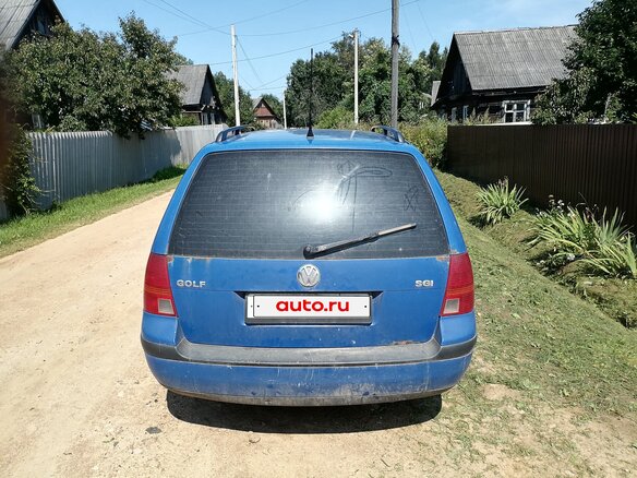 2000 Volkswagen Golf IV, синий, 210000 рублей - вид 2